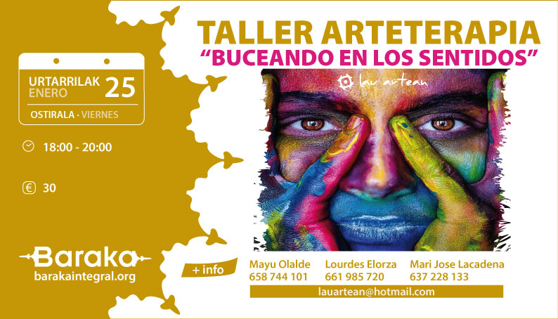 Baraka Taller arteterapia: Buceando en los sentidos