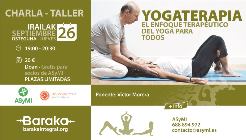 Baraka Yogaterapia charla - taller