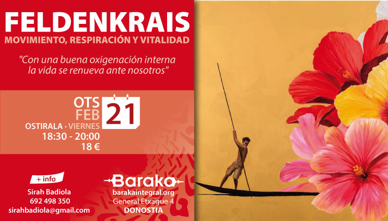 FELDENKRAIS: MOVIMIENTO, RESPIRACIÓN Y VITALIDAD