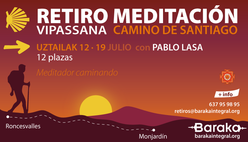 Baraka retiro vipassana Camino de Santiago