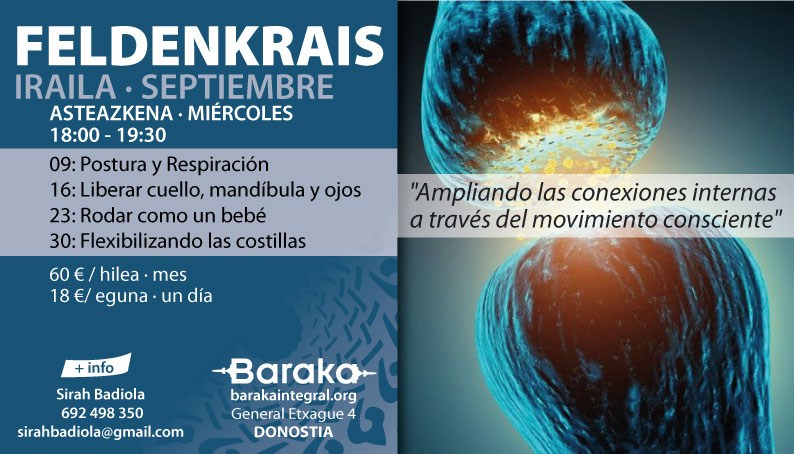 FELDENKRAIS EN SEPTIEMBRE