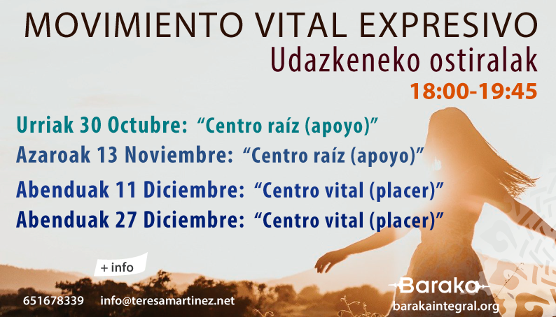 Movimiento Vital Expresivo viernes de otoño