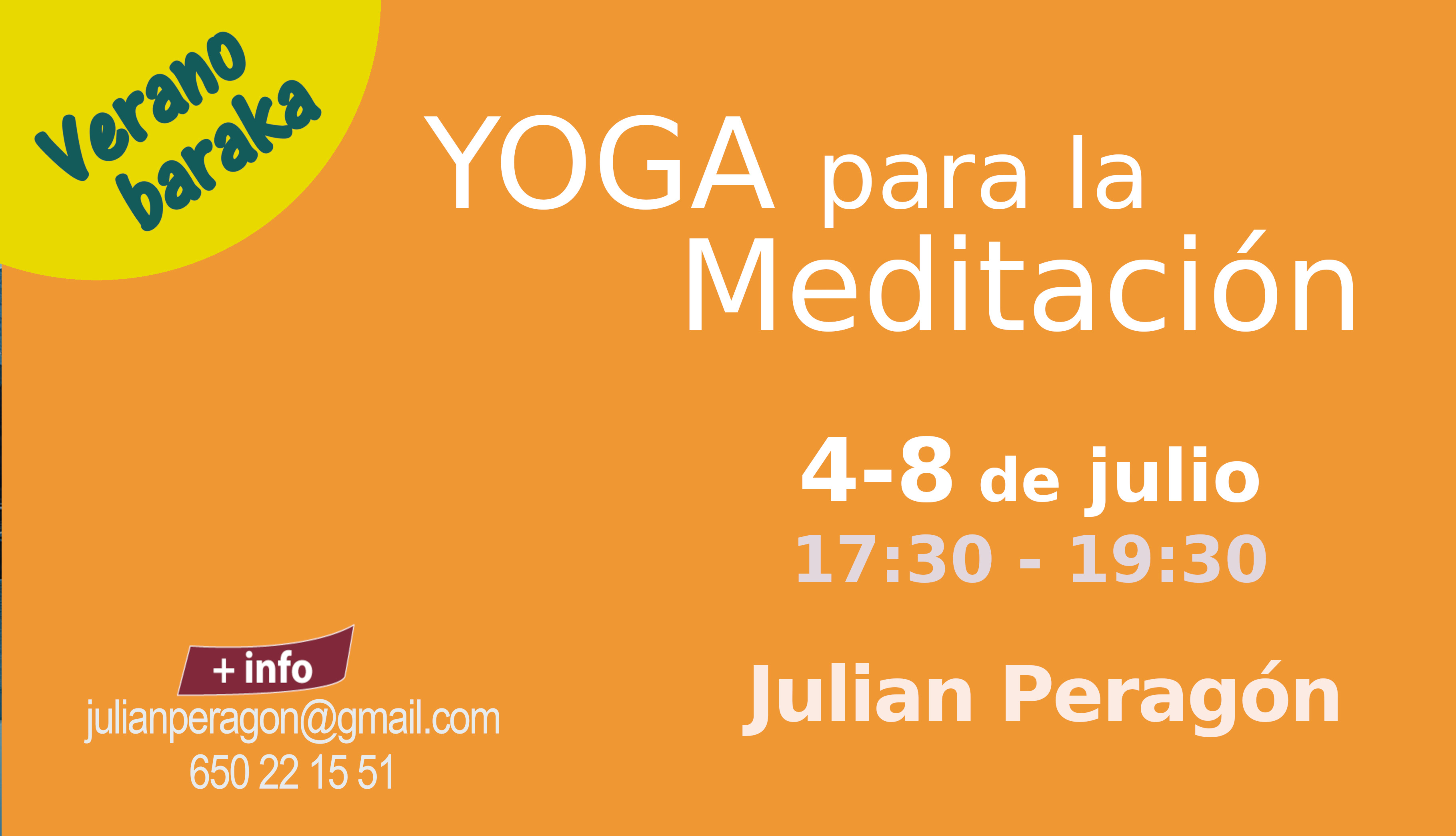 Yoga para la Meditación con Julián Peragón