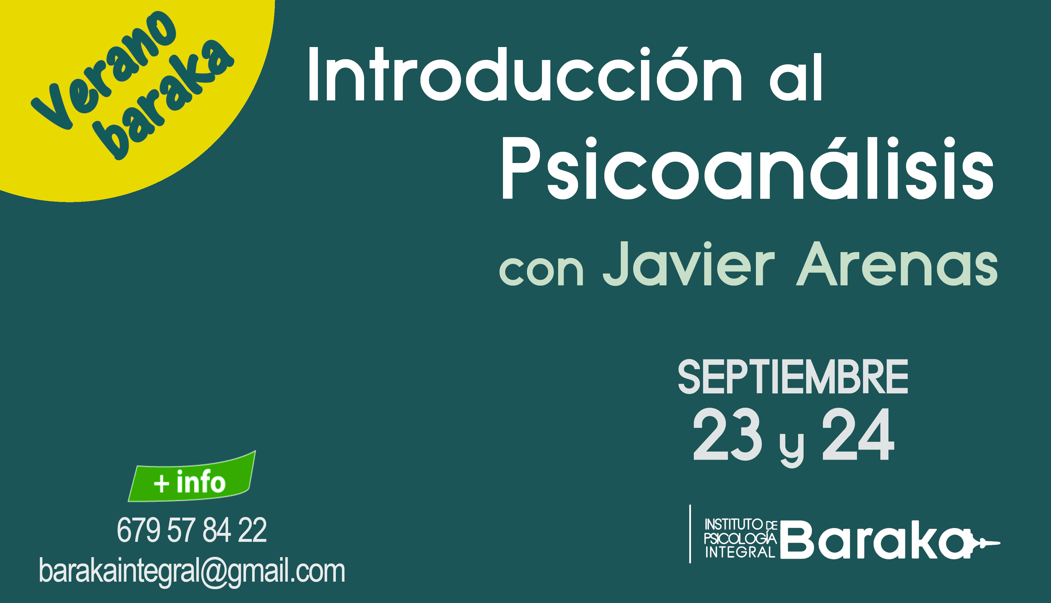 Seminario conceptos fundamentales en psicoanálisis con Javier Arenas