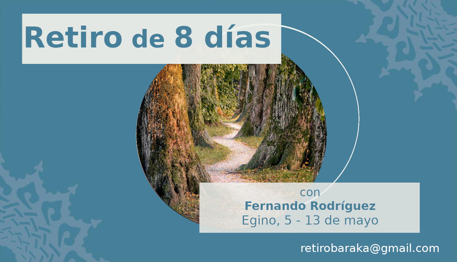 Retiro de 8 días en mayo